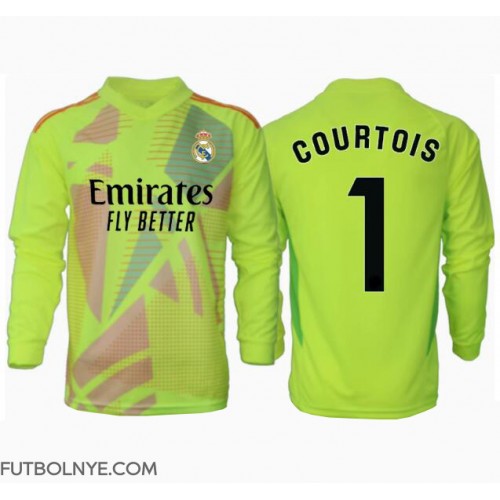 Camiseta Real Madrid Thibaut Courtois #1 Portero Tercera Equipación 2024-25 manga larga